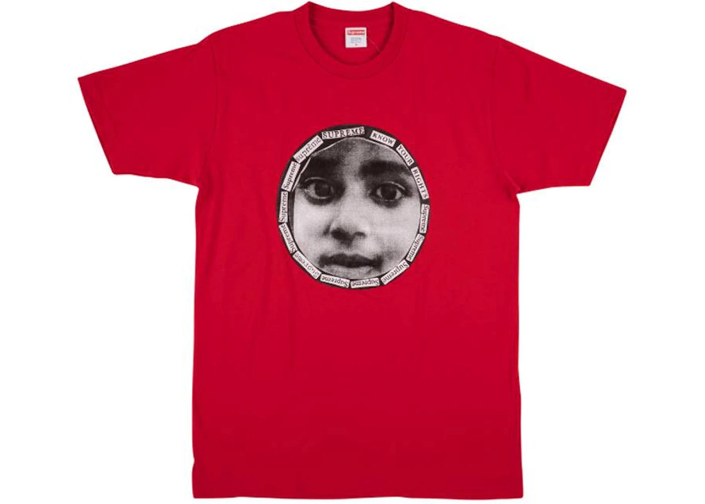 Supreme Know Your Rights Tee Red