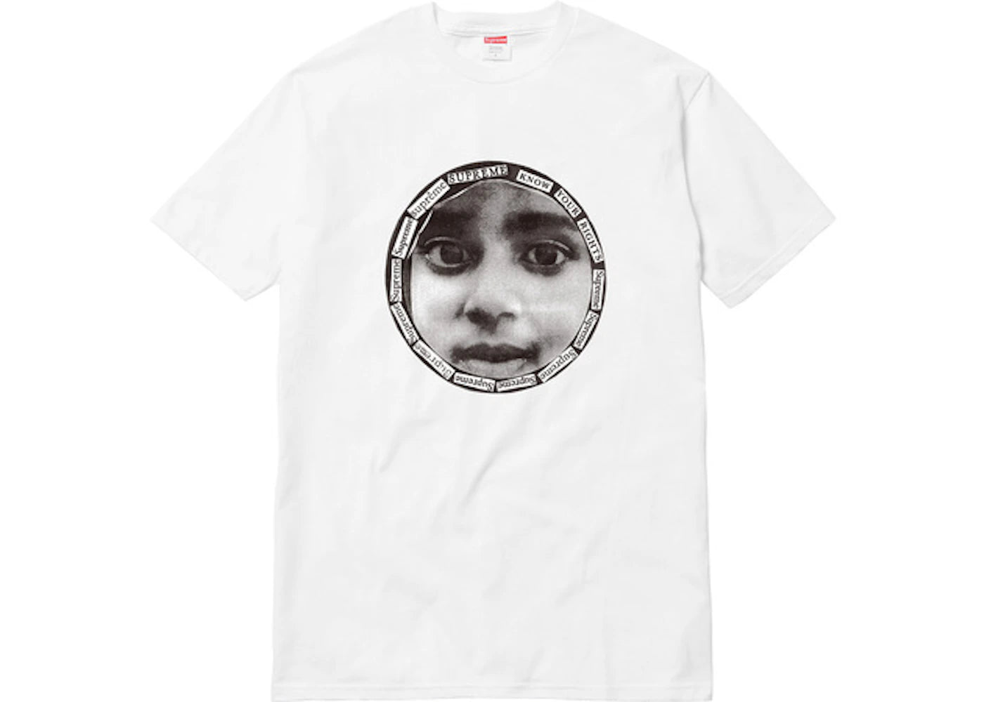 Supreme Know Your Rights Tee White