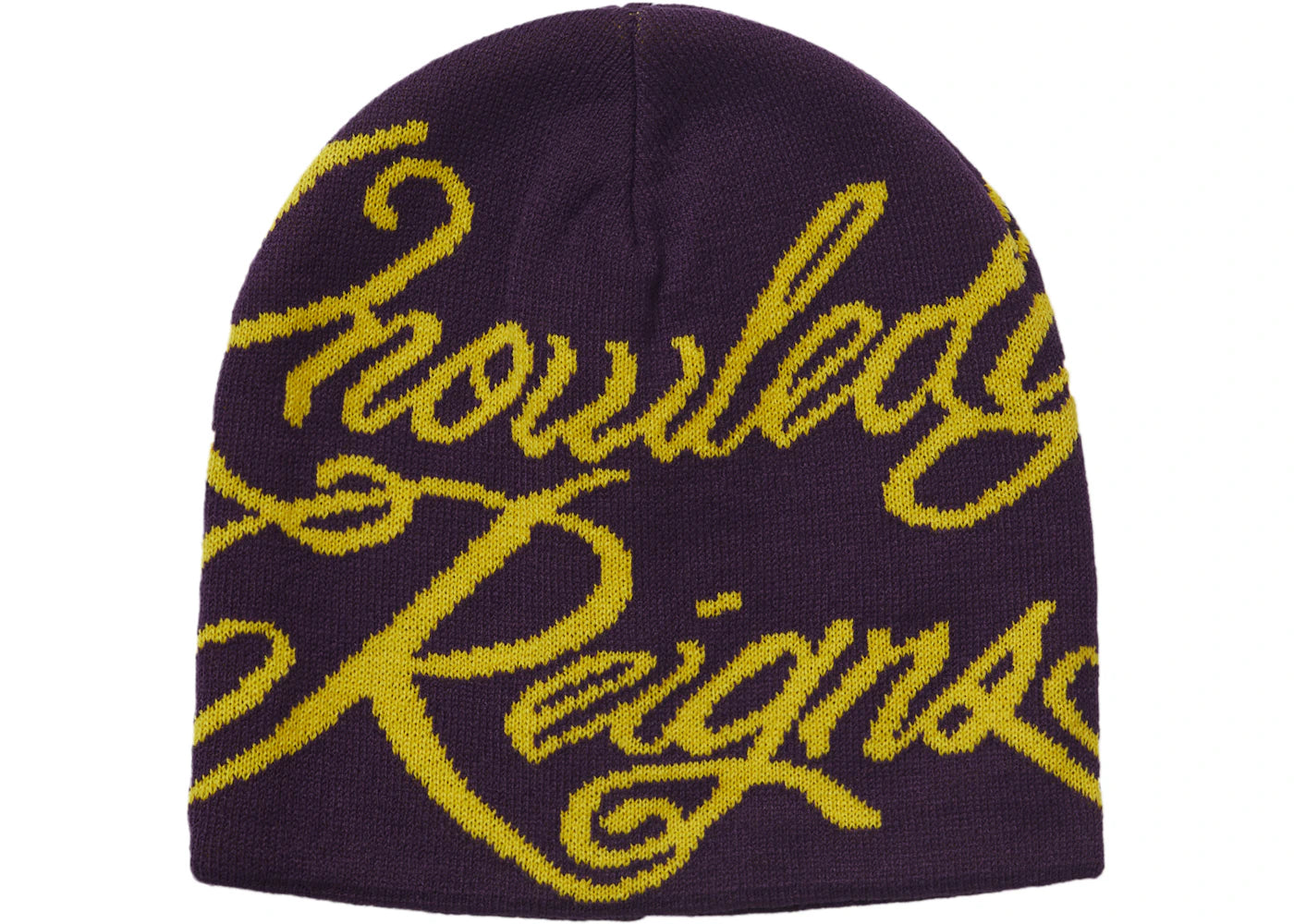 Supreme Knowledge Reigns Beanie Purple