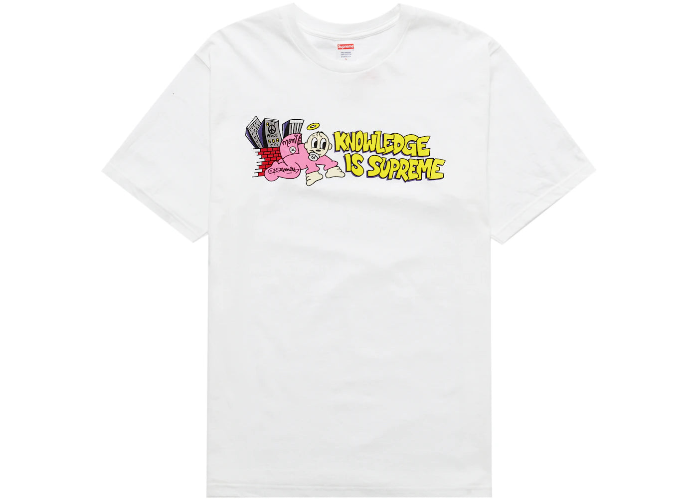 Supreme Knowledge Tee White