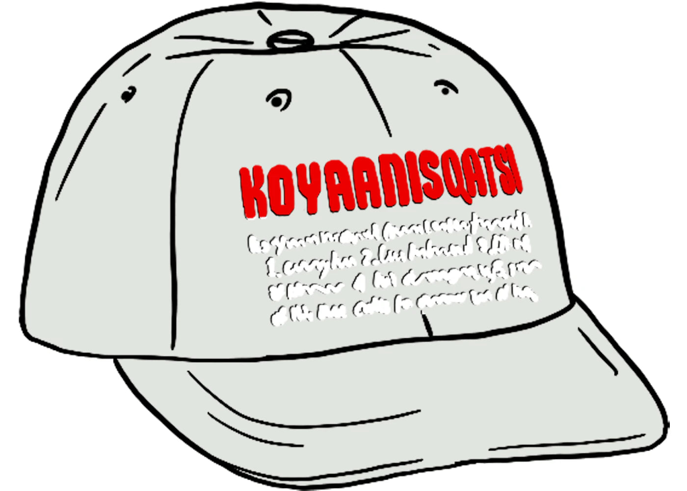 Supreme Koyaanisqatsi 6-Panel White