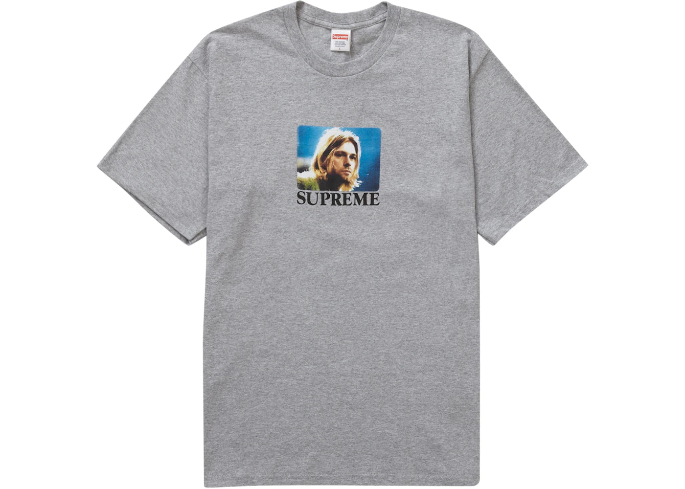 Supreme Kurt Cobain Tee Heather Grey