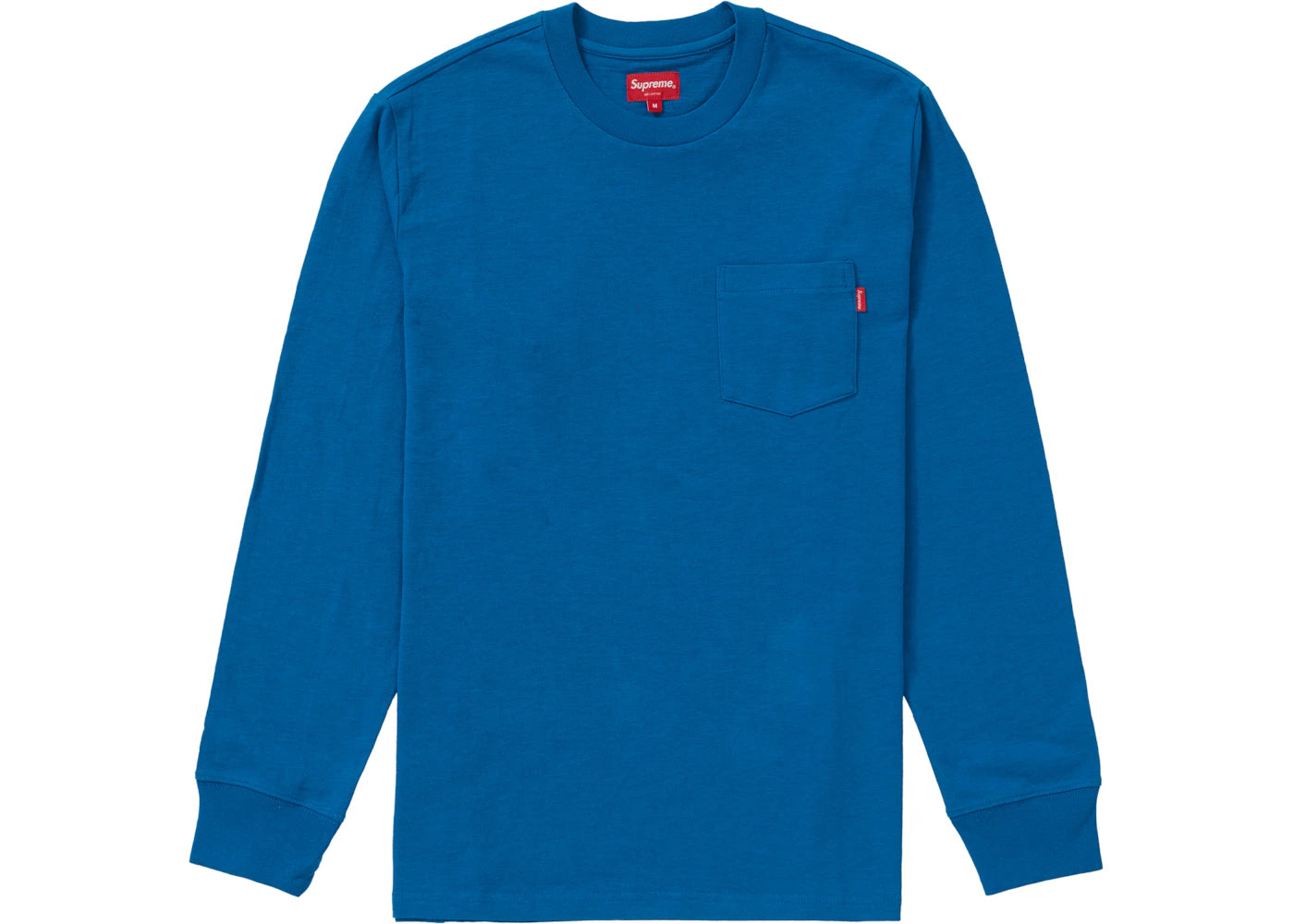 Supreme L/S Pocket Tee Dark Cyan