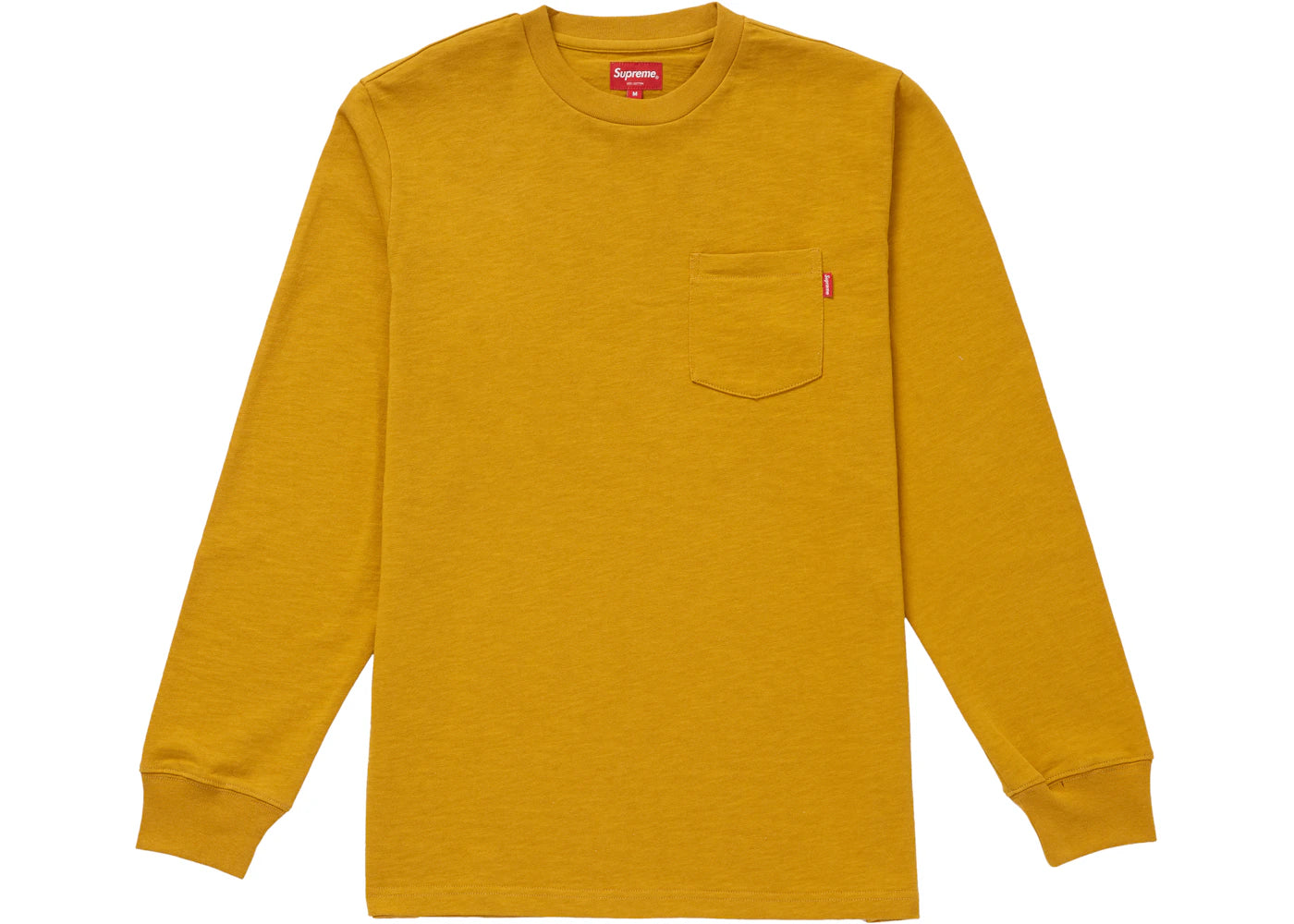 Supreme L/S Pocket Tee (FW18) Mustard