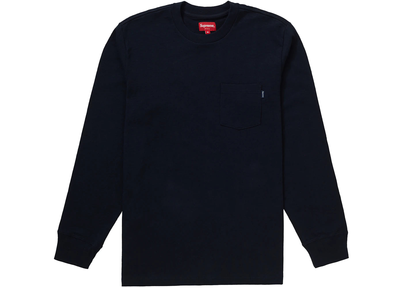 Supreme L/S Pocket Tee Navy