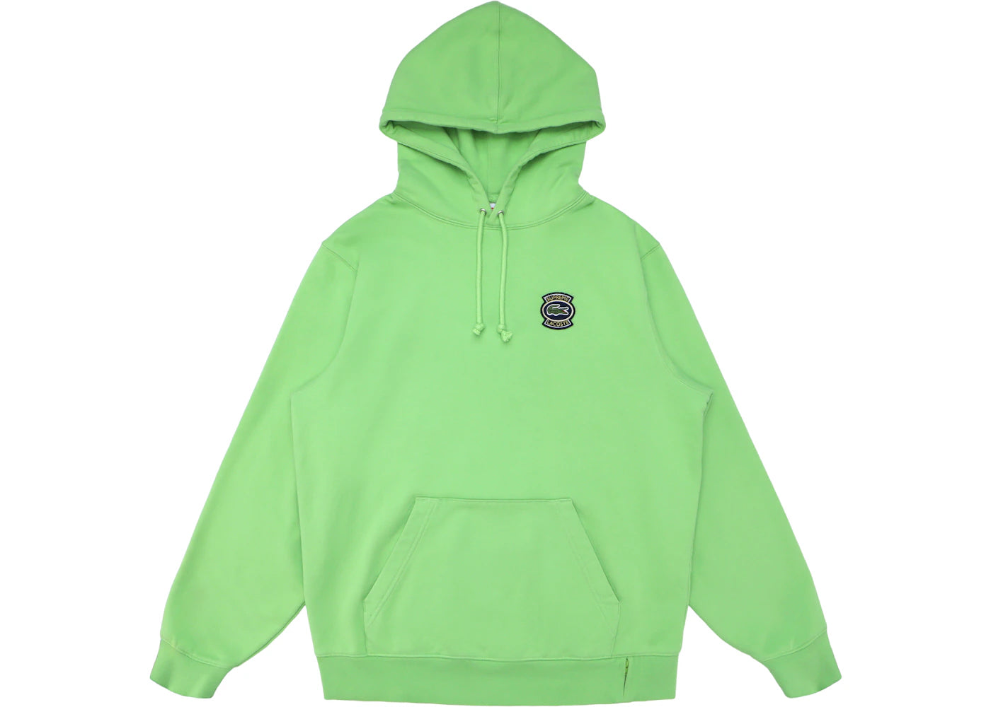 Supreme LACOSTE Hooded Sweatshirt Green