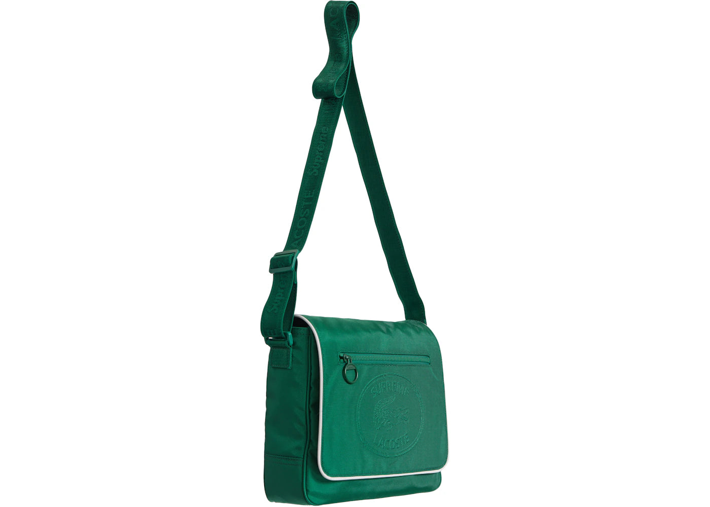 Supreme LACOSTE Small Messenger Bag Green