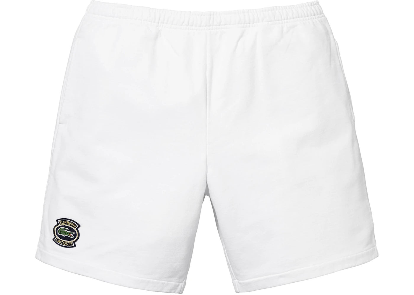 Supreme LACOSTE Sweatshort White