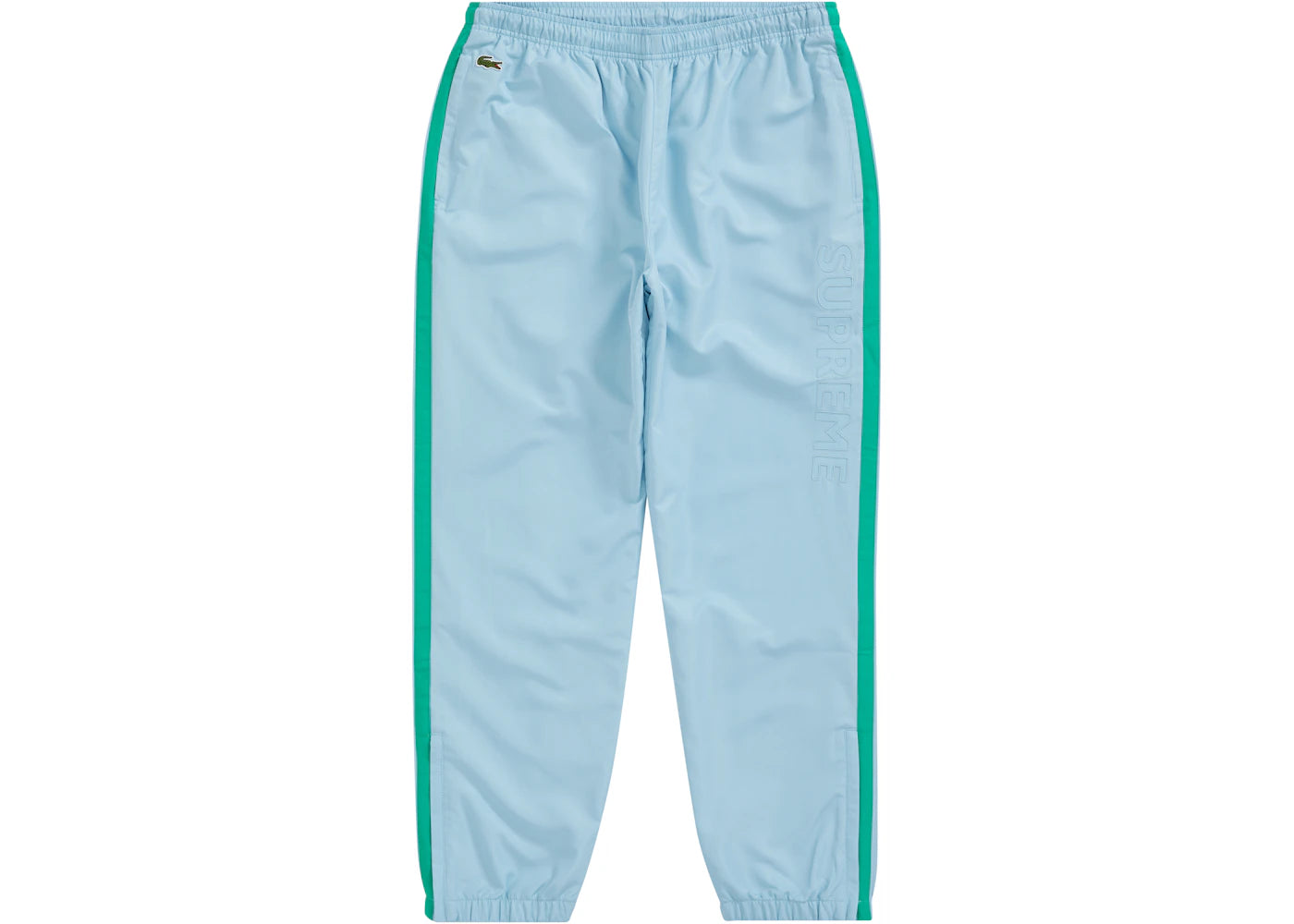 Supreme LACOSTE Track Pant (FW19) Light Blue