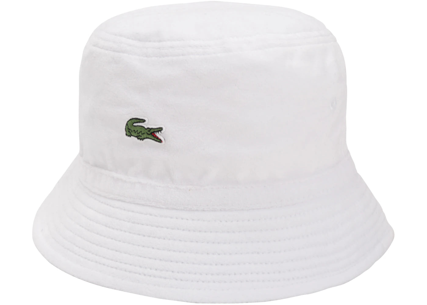 Supreme LACOSTE Velour Crusher White