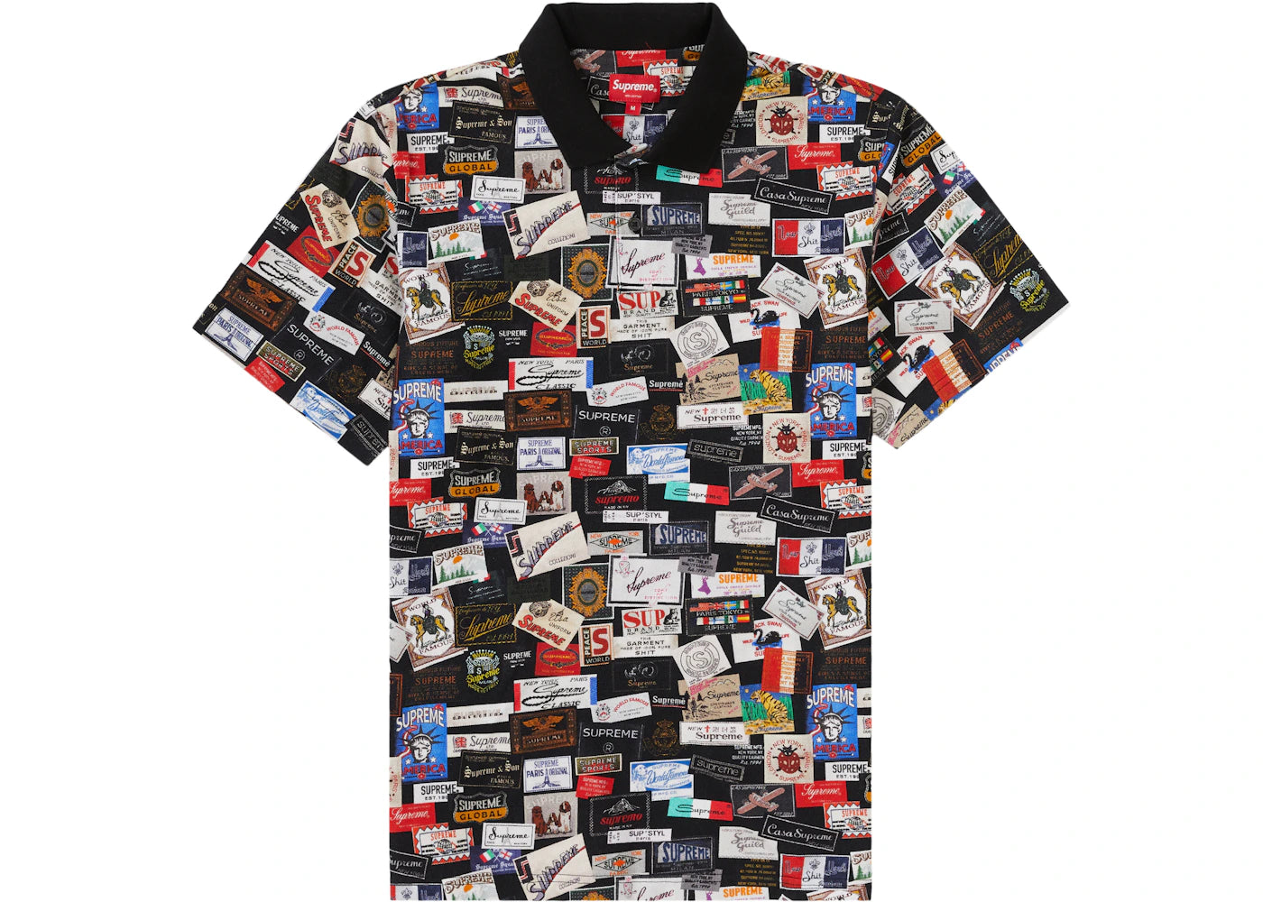 Supreme Labels Polo Black