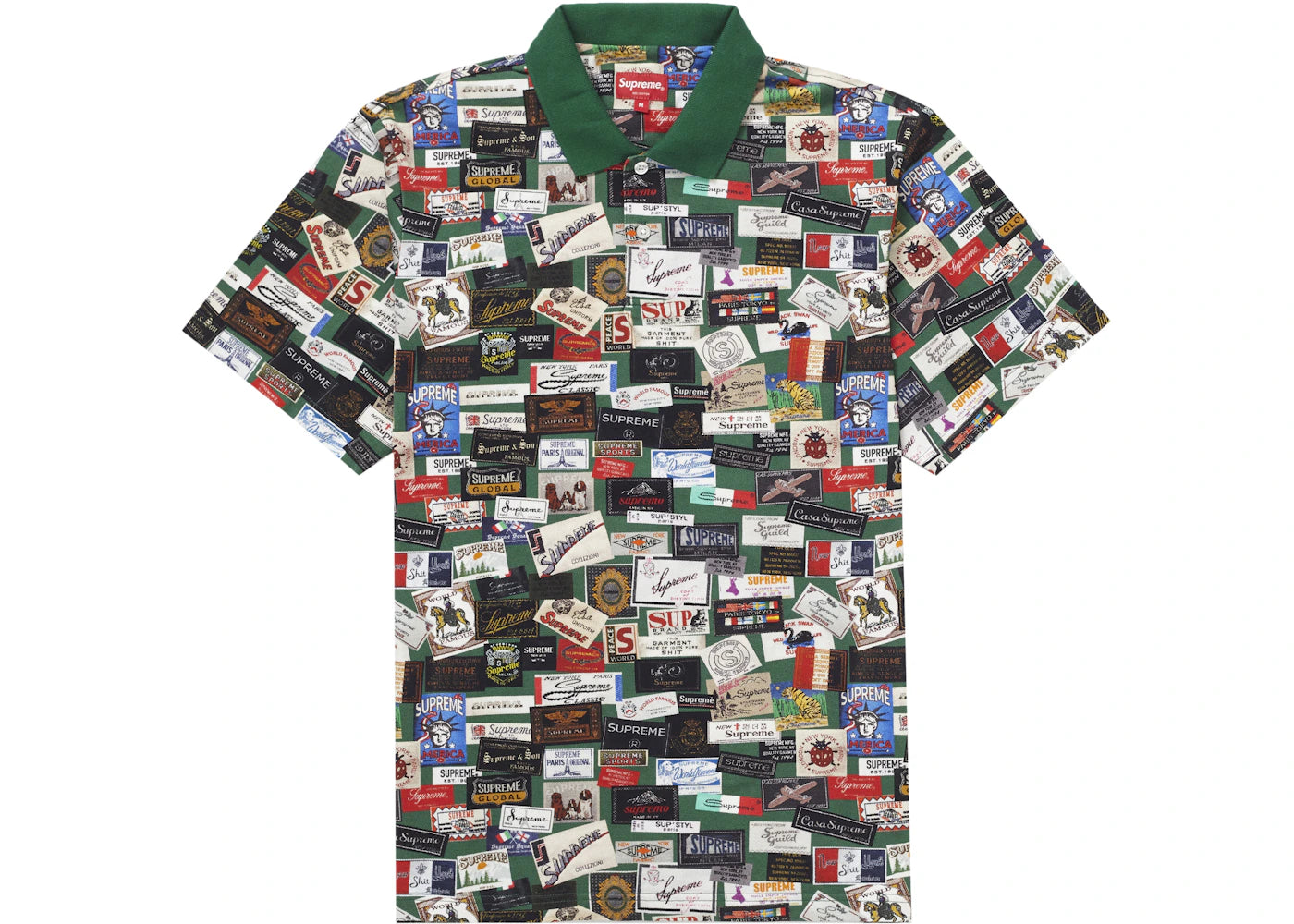Supreme Labels Polo Green