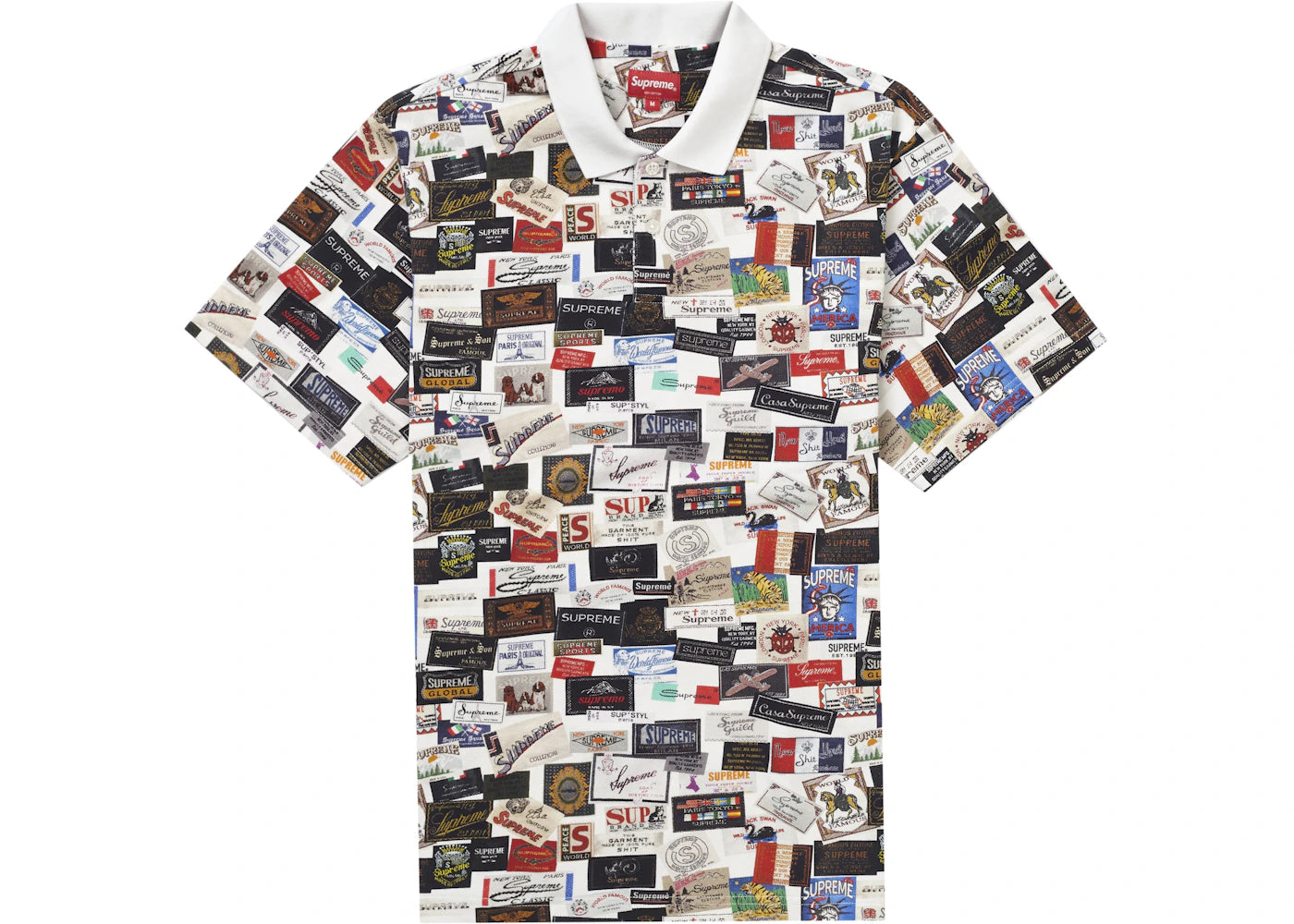 Supreme Labels Polo White