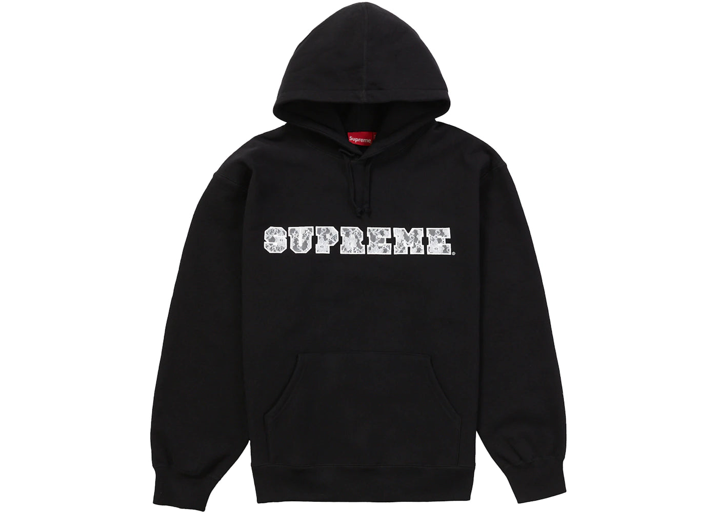 Supreme Lace Hooded Sweatshirt Black