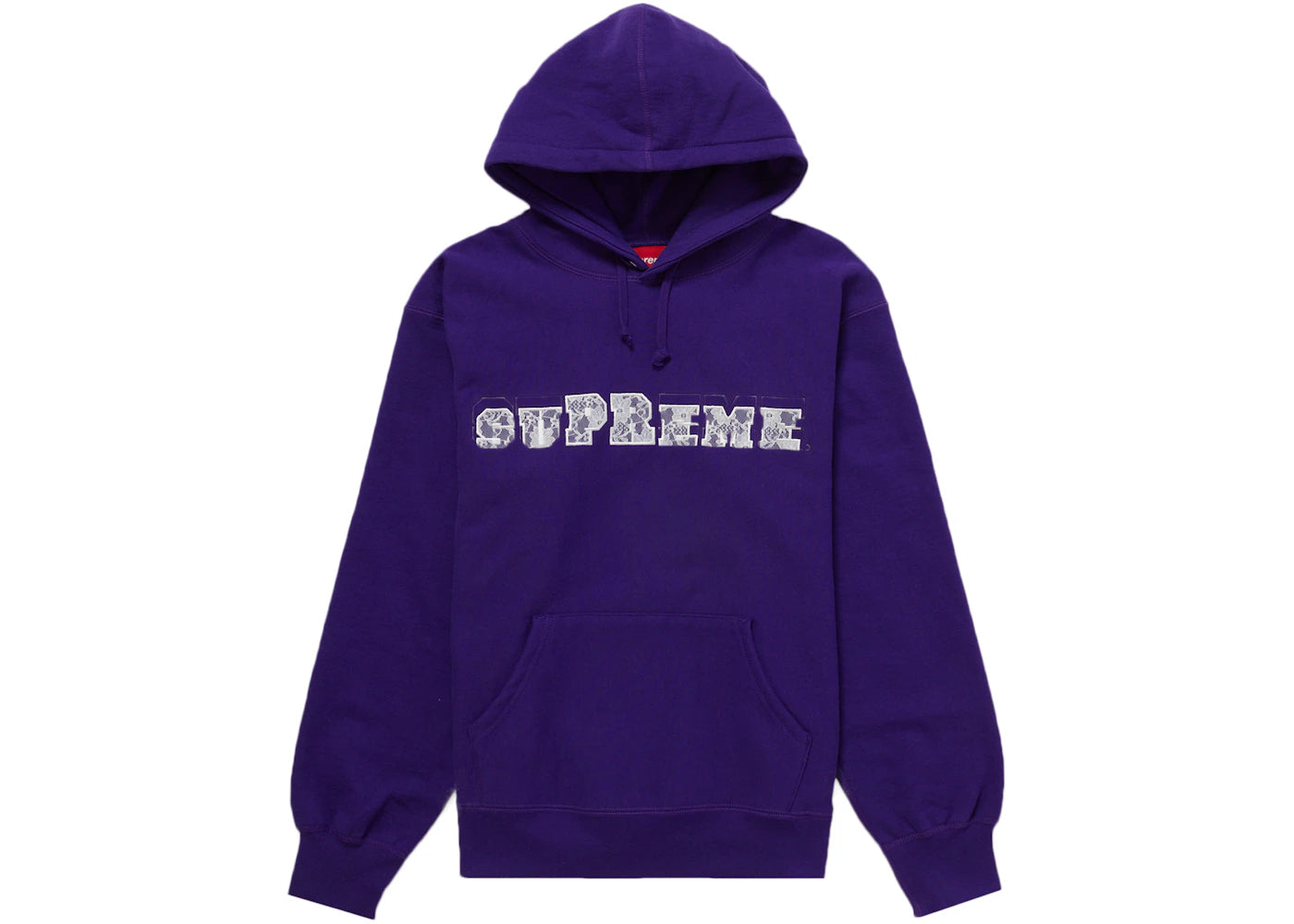 Supreme Lace Hooded Sweatshirt Purple