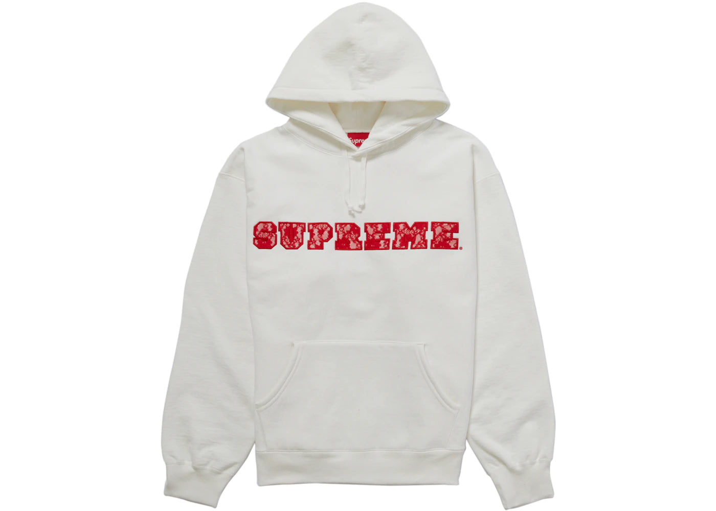 Supreme Lace Hooded Sweatshirt White