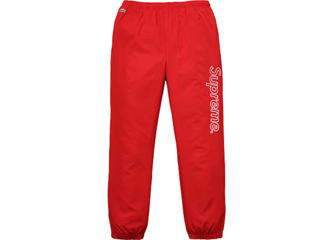 Supreme Lacoste Track Pant Red