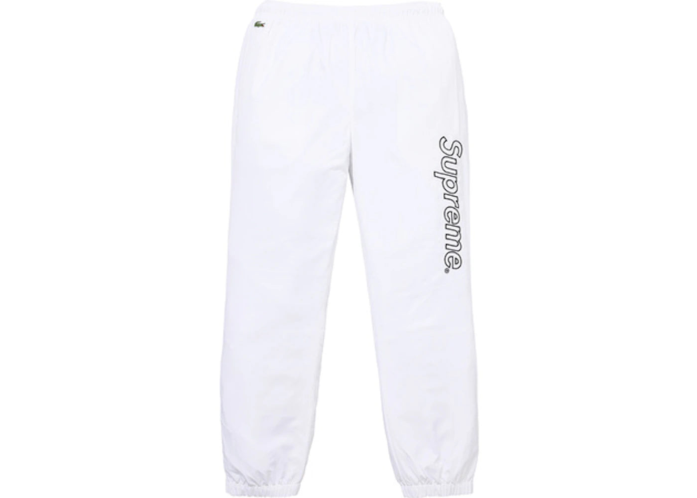 Supreme Lacoste Track Pant White