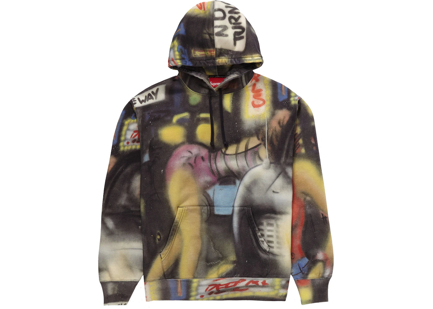 Supreme Lady Pink Hooded Sweatshirt Multicolor