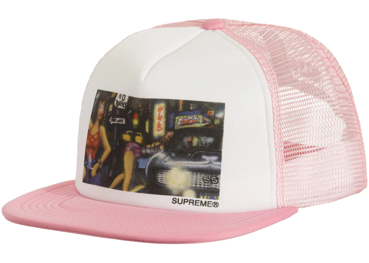 Supreme Lady Pink Mesh Back 5-Panel Pink