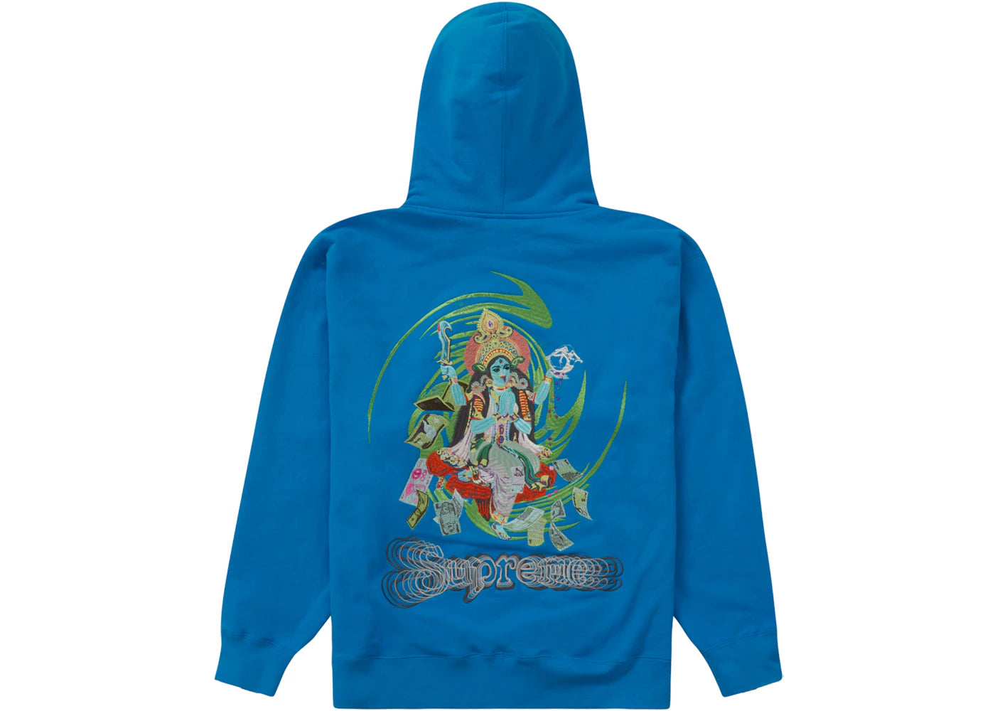 Supreme Lakshmi Zip Up Hooded Sweatshirt Bright Blue