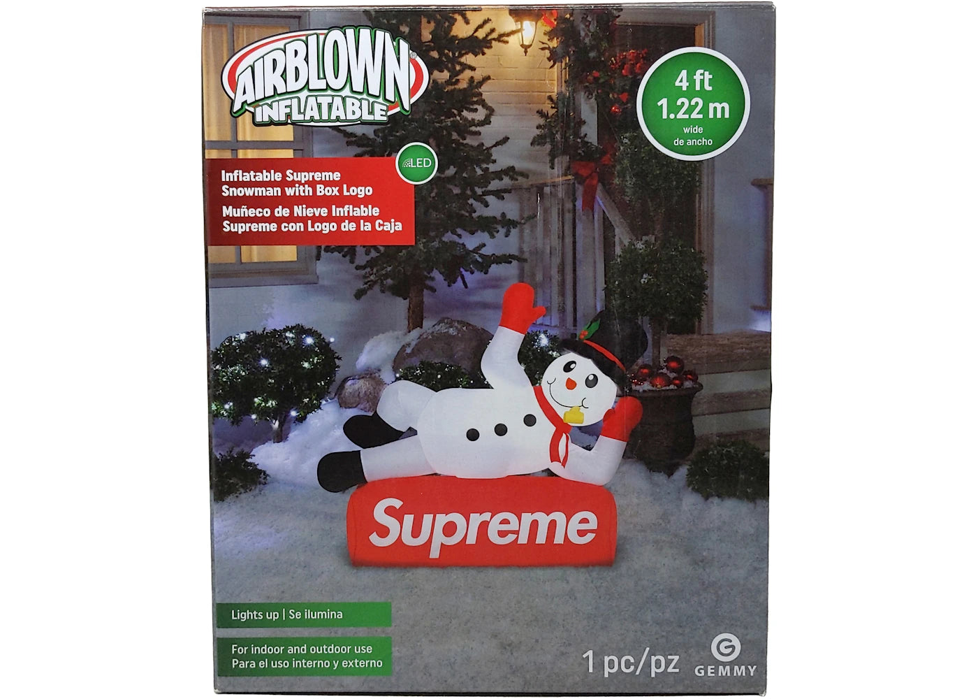 Supreme Large Inflatable Snowman White