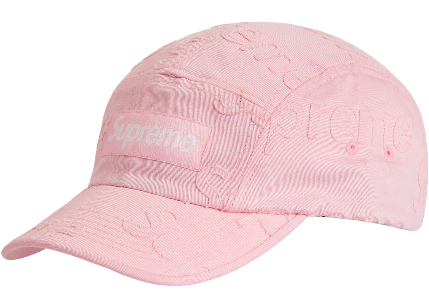 Supreme Lasered Twill Camp Cap Pink