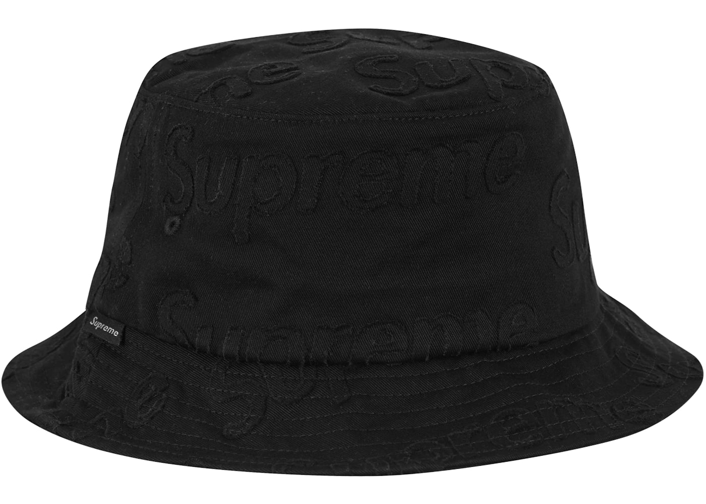 Supreme Lasered Twill Crusher Black