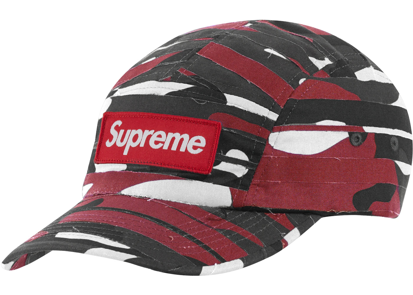 Supreme Layered Camo Camp Cap Red