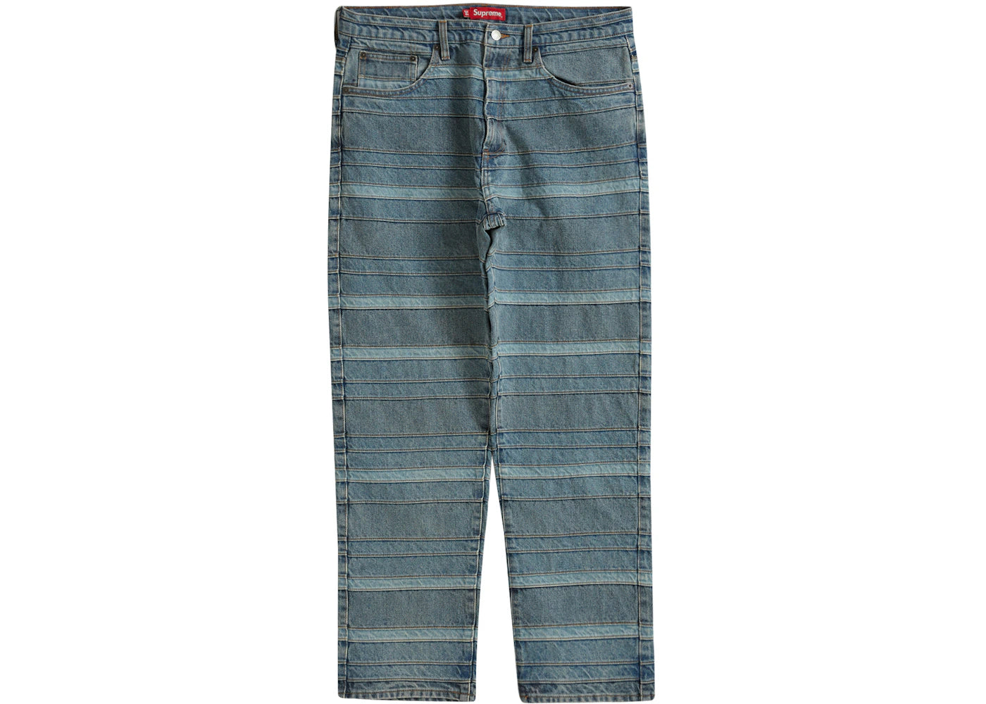 Supreme Layered Jean Washed Blue