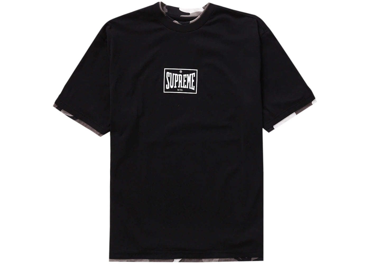 Supreme Layered S/S Top Black