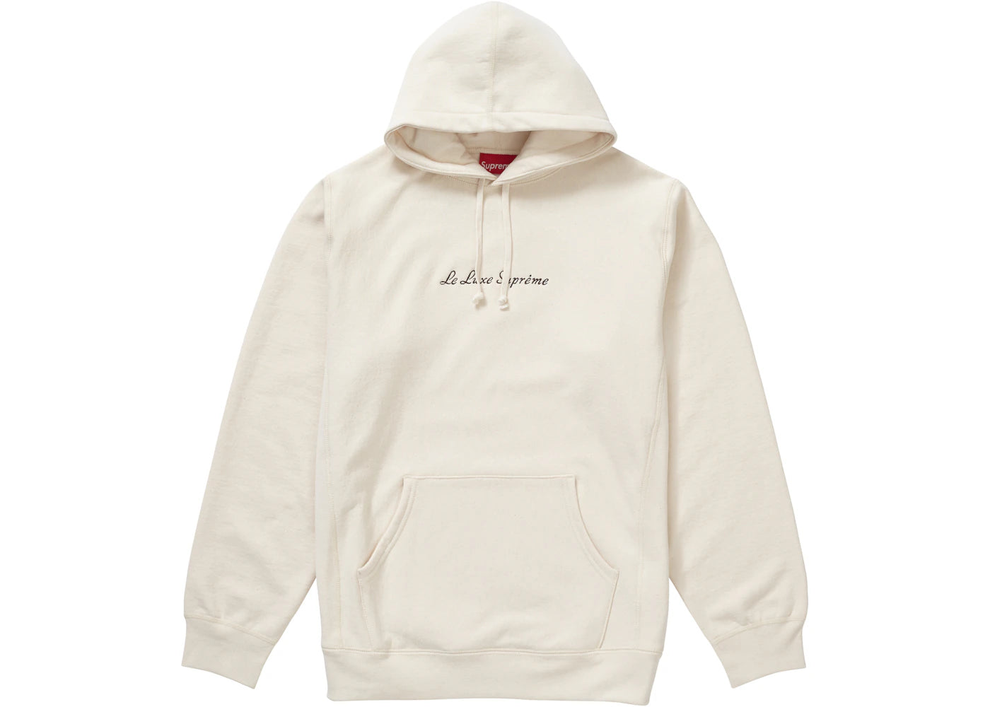 Supreme Le Luxe Hooded Sweatshirt Natural