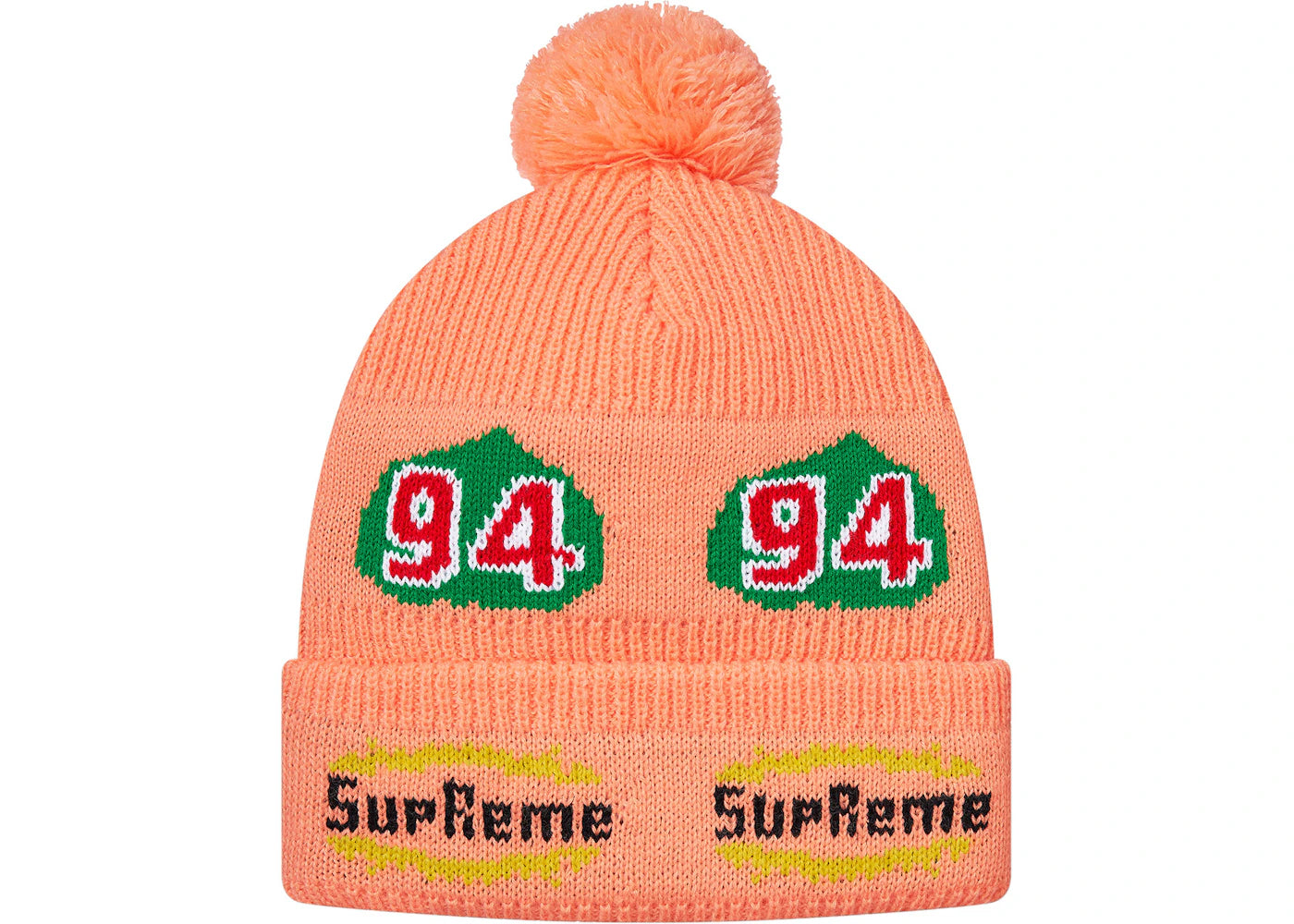 Supreme Leaf Beanie Peach