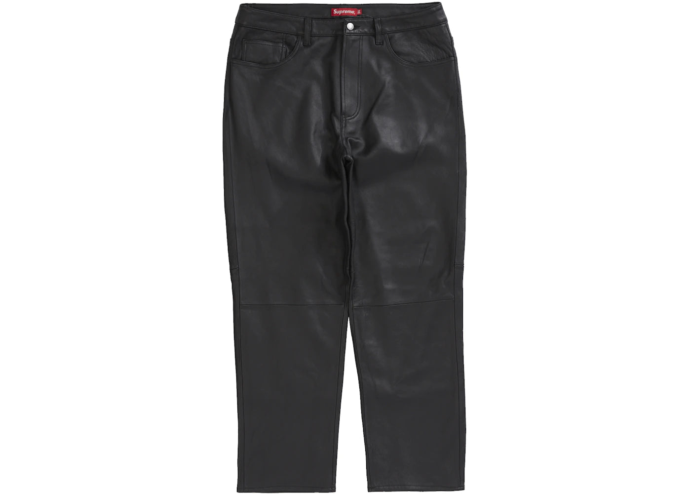 Supreme Leather 5-Pocket Jean Black