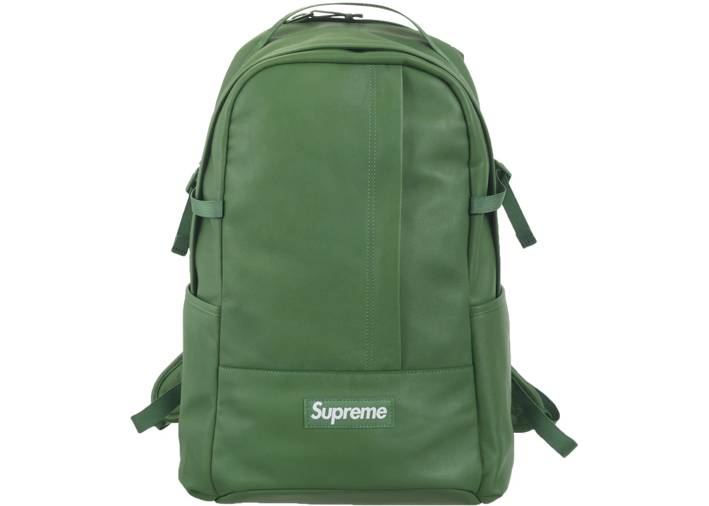 Supreme Leather Backpack (FW24) Green