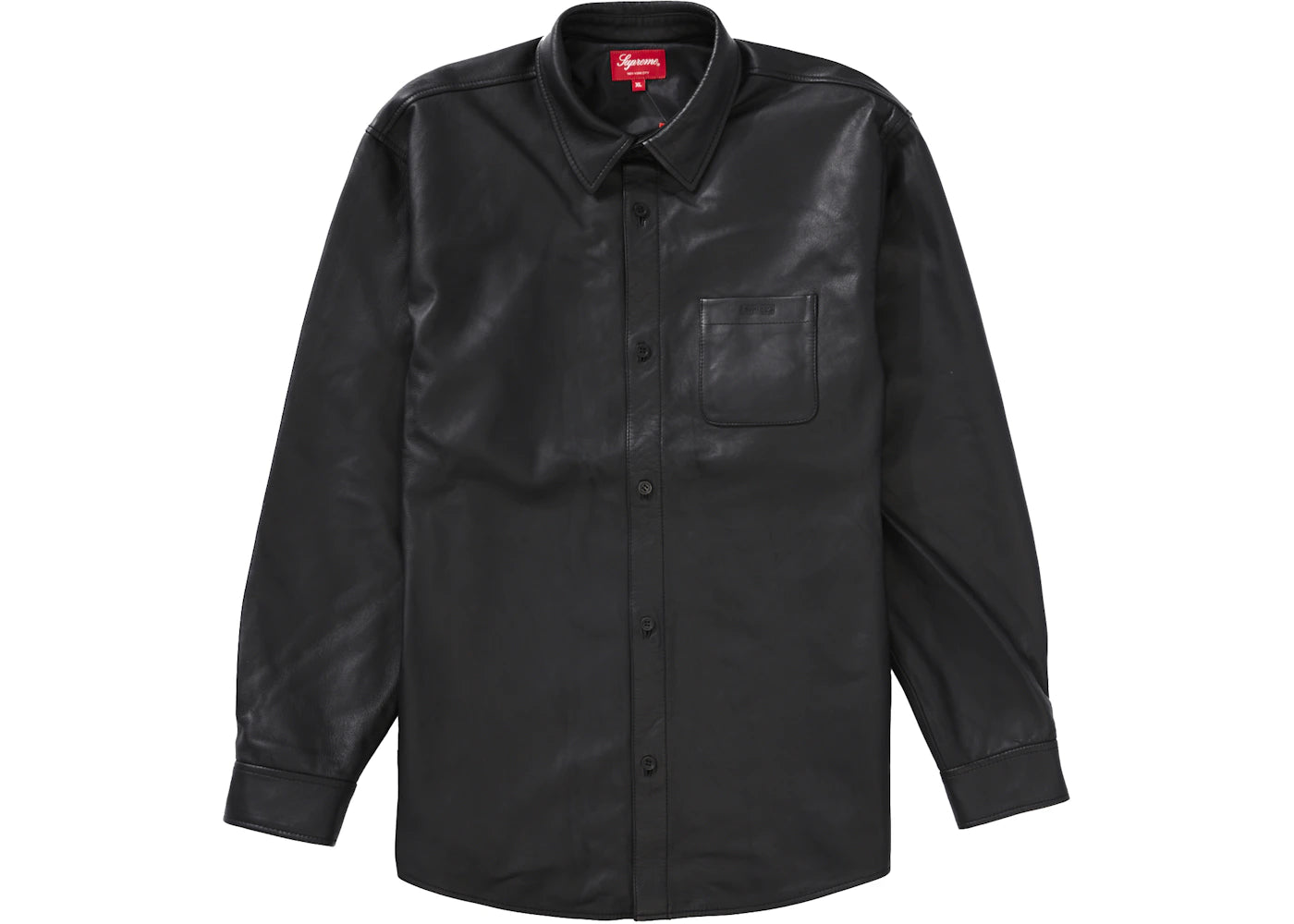 Supreme Leather Shirt Black