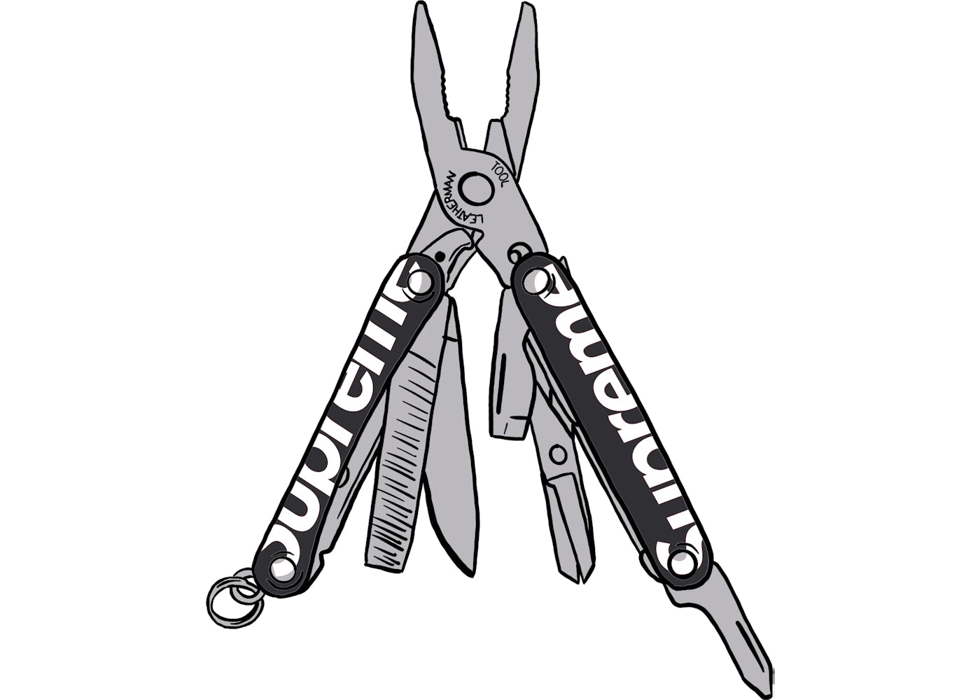 Supreme Leatherman Squirt PS4 Multitool Black
