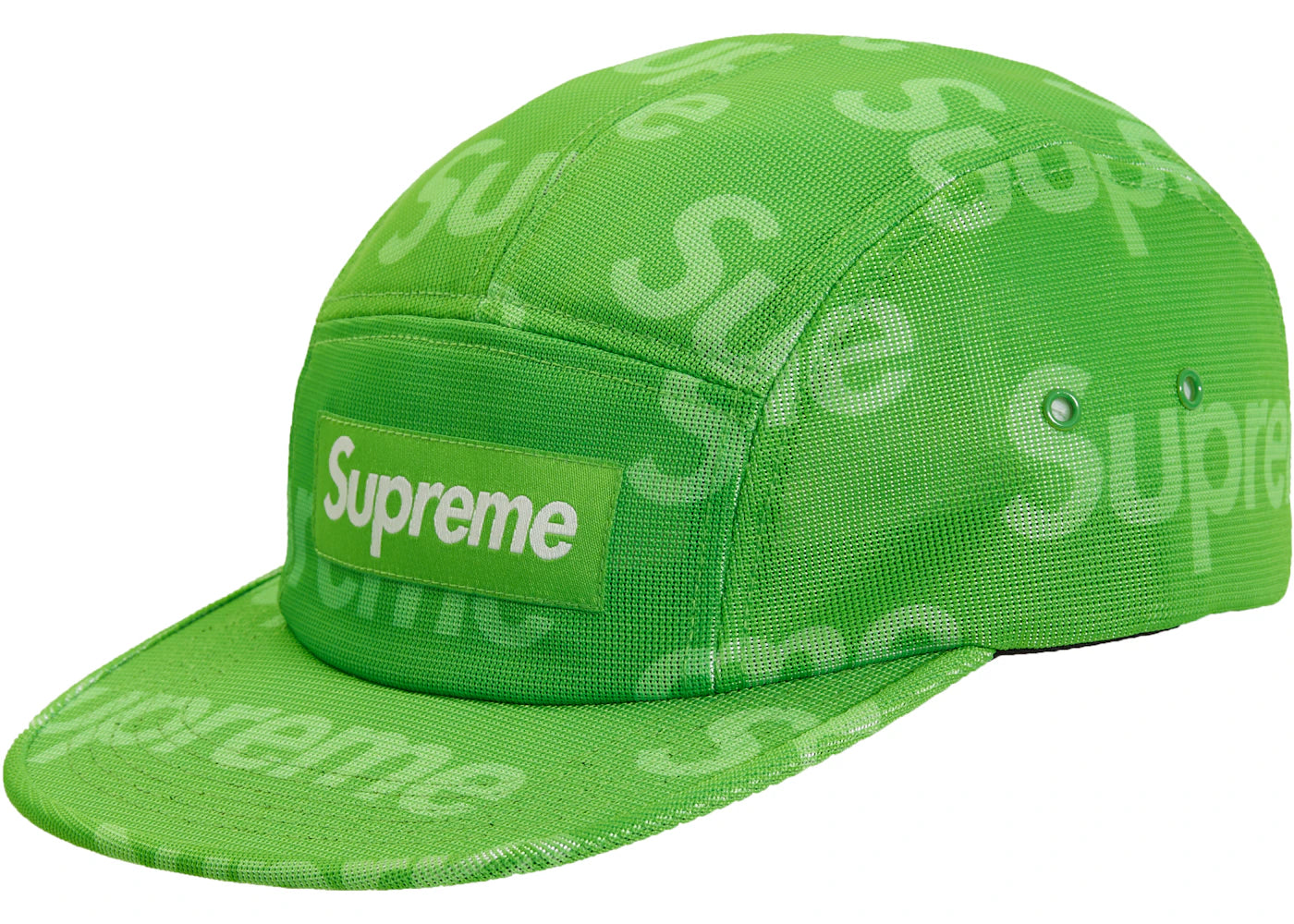 Supreme Lenticular Logo Camp Cap Lime