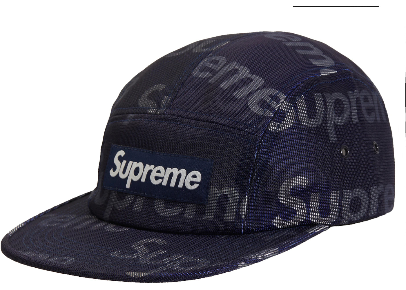 Supreme Lenticular Logo Camp Cap Navy