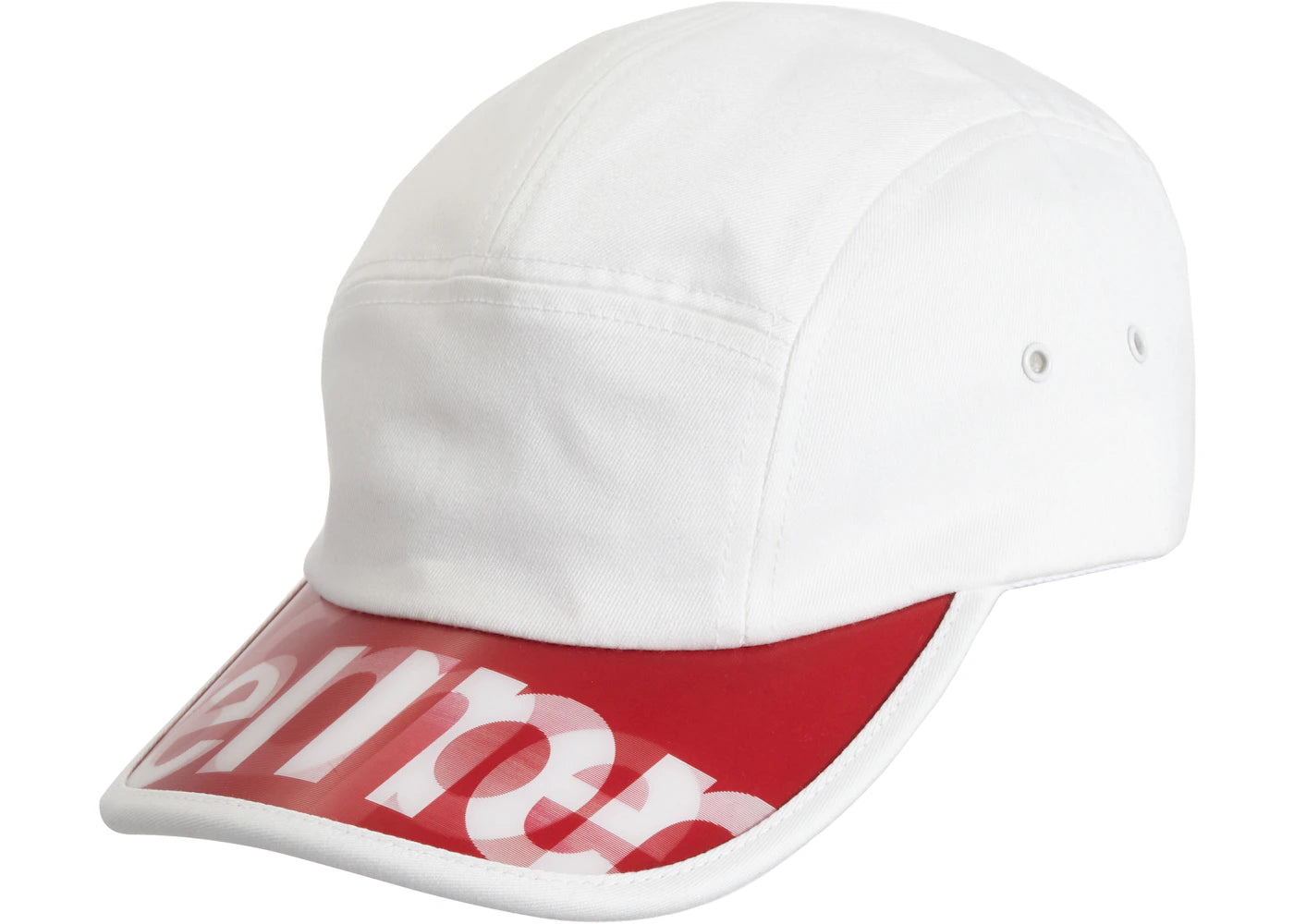 Supreme Lenticular Visor Camp Cap White