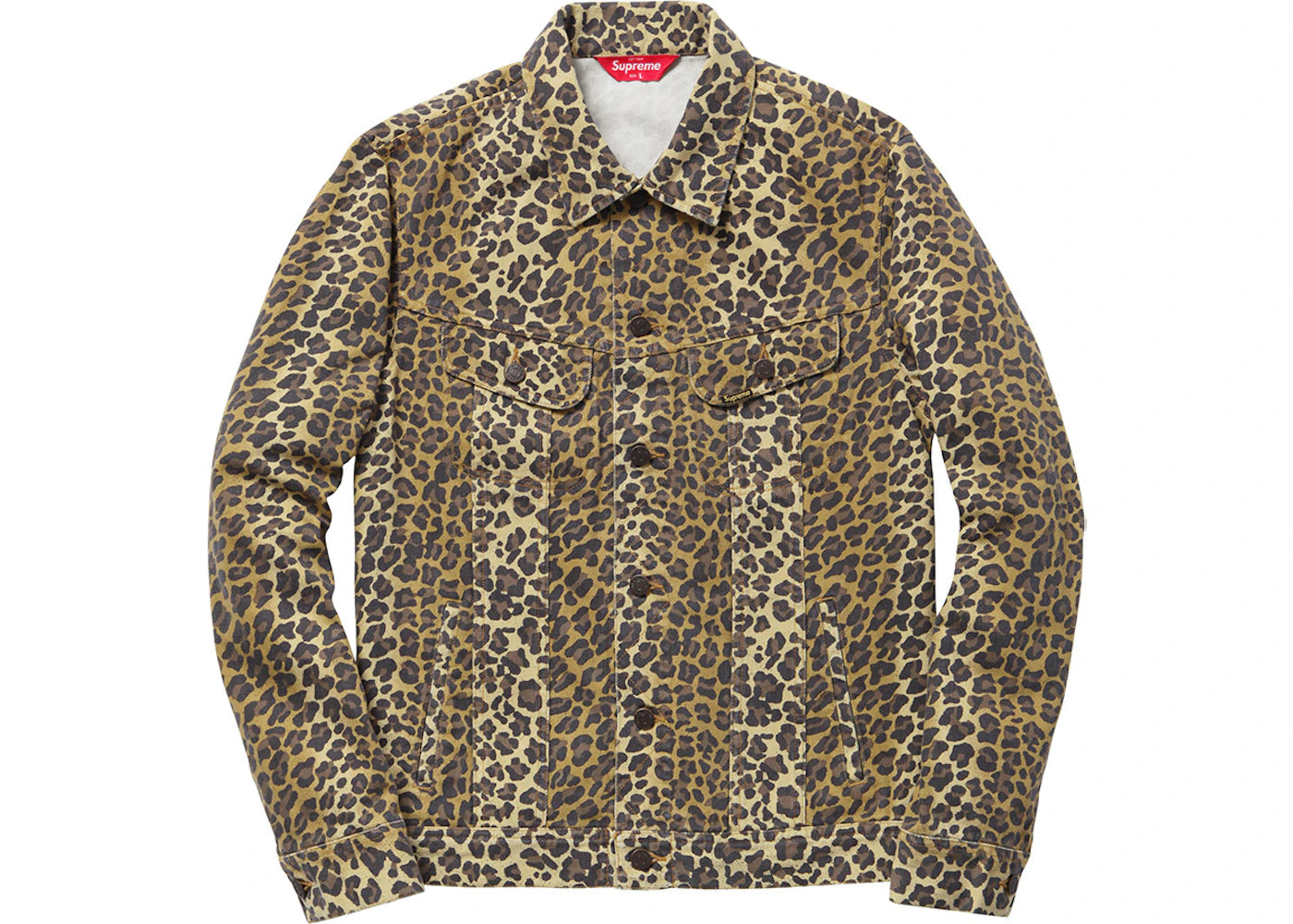 Supreme Leopard Denim Jacket Leopard