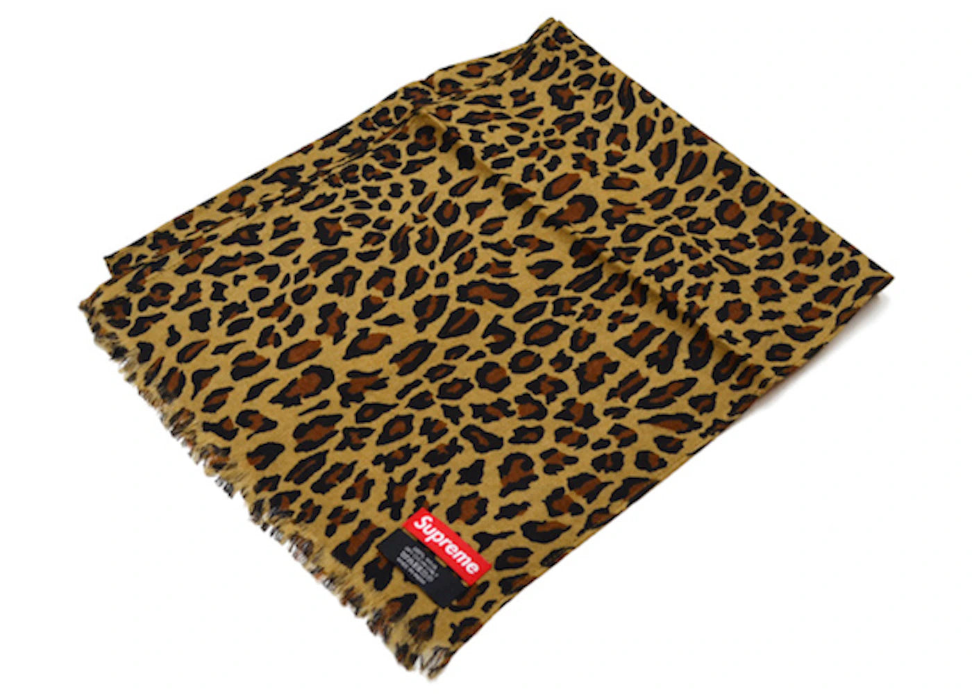 Supreme Leopard Wool Scarf Leopard