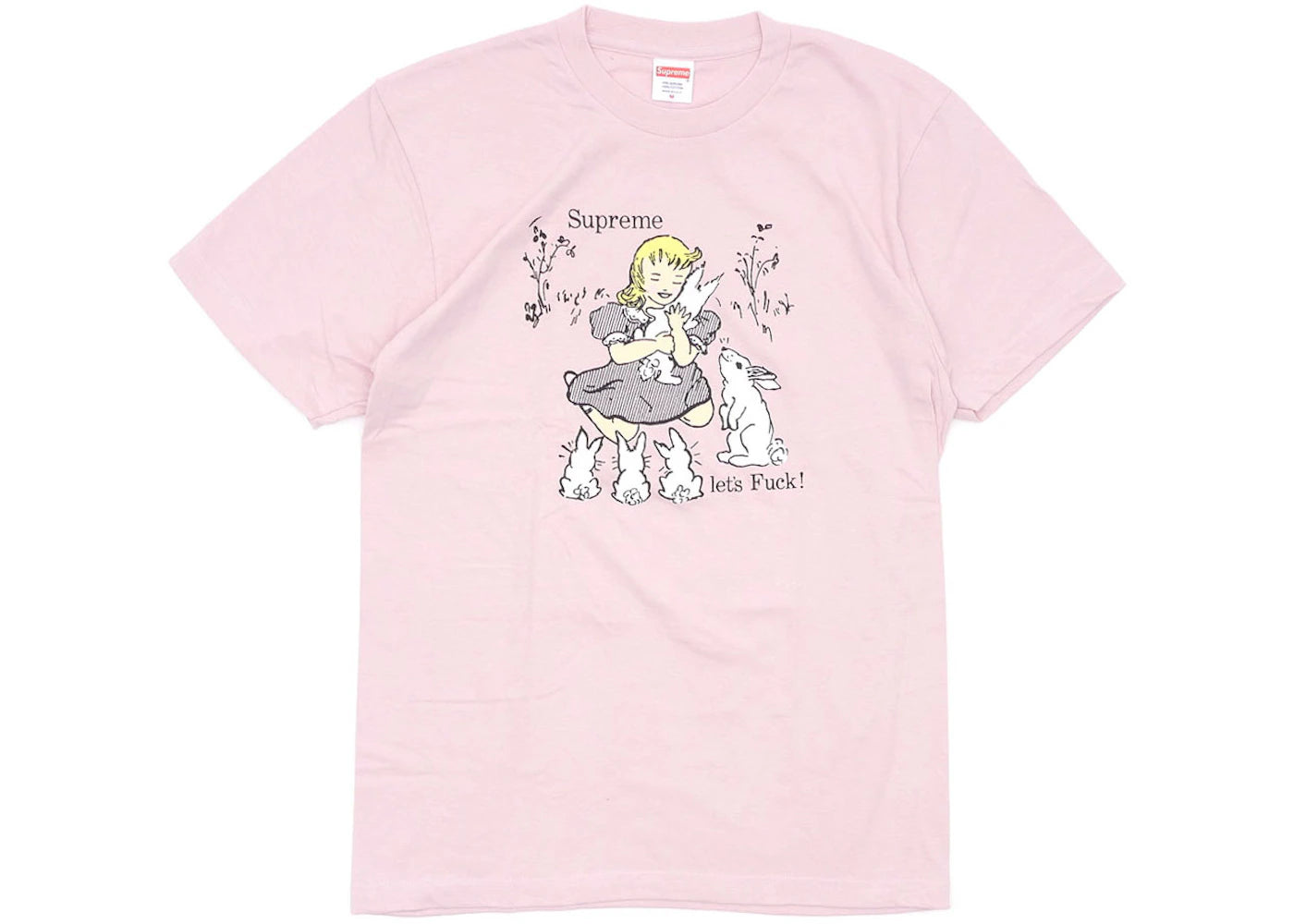 Supreme Lets Fuck Tee Pink