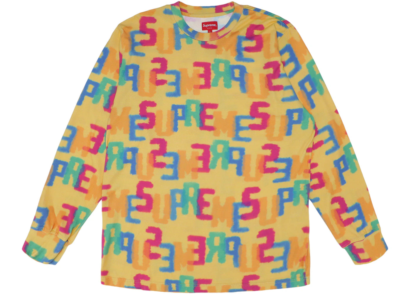 Supreme Letters LS Top Yellow