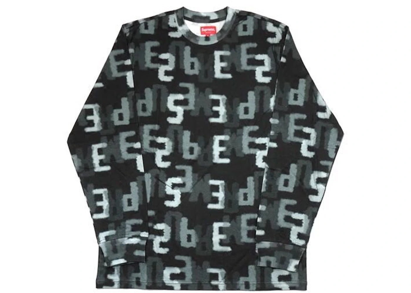 Supreme Letters LS Top Black