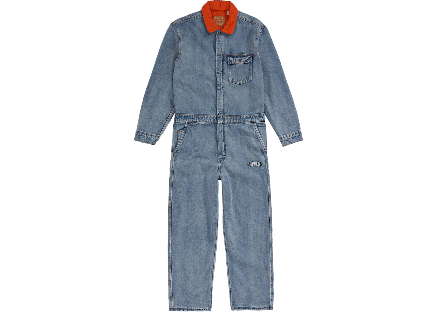 Supreme Levi's Denim Coveralls Blue
