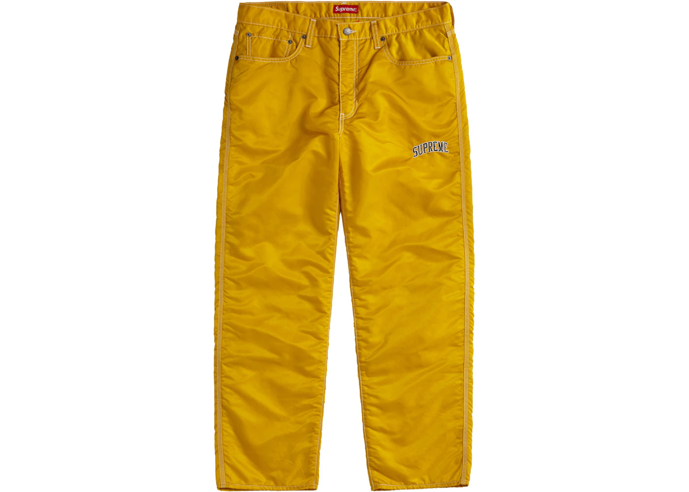 Supreme Levi's Nylon Pant Yellow