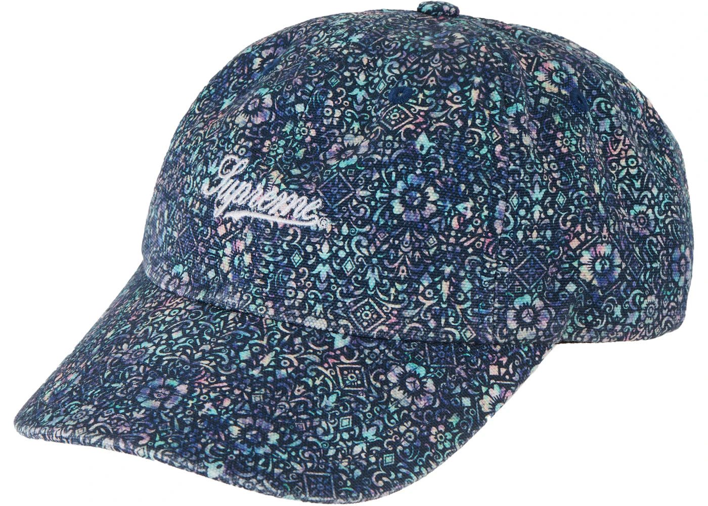 Supreme Liberty Floral 6-Panel (FW21) Blue