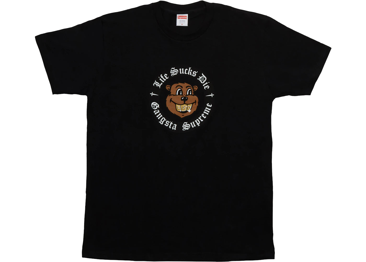 Supreme Life Sucks Die Tee Black