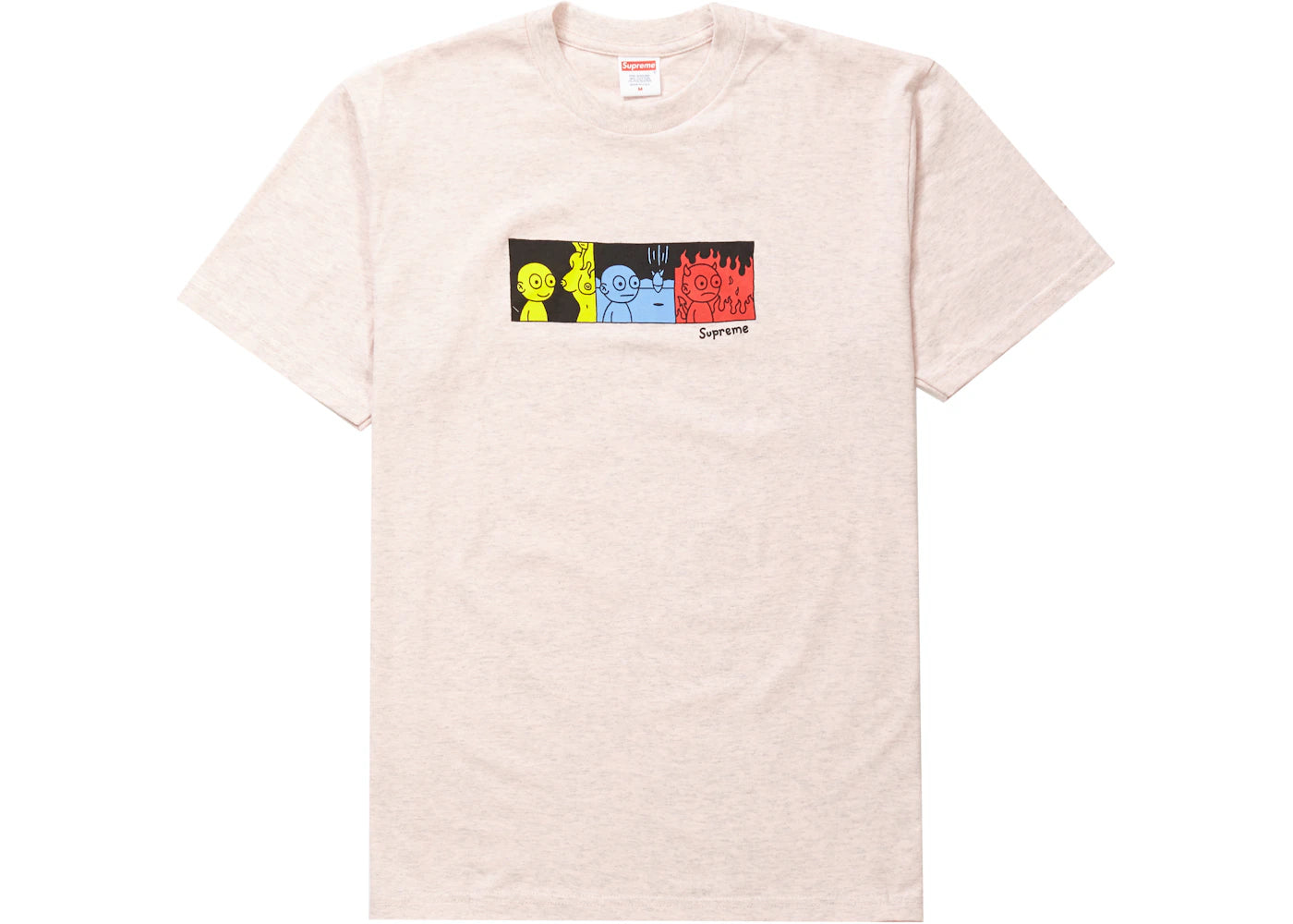 Supreme Life Tee Heather Light Pink